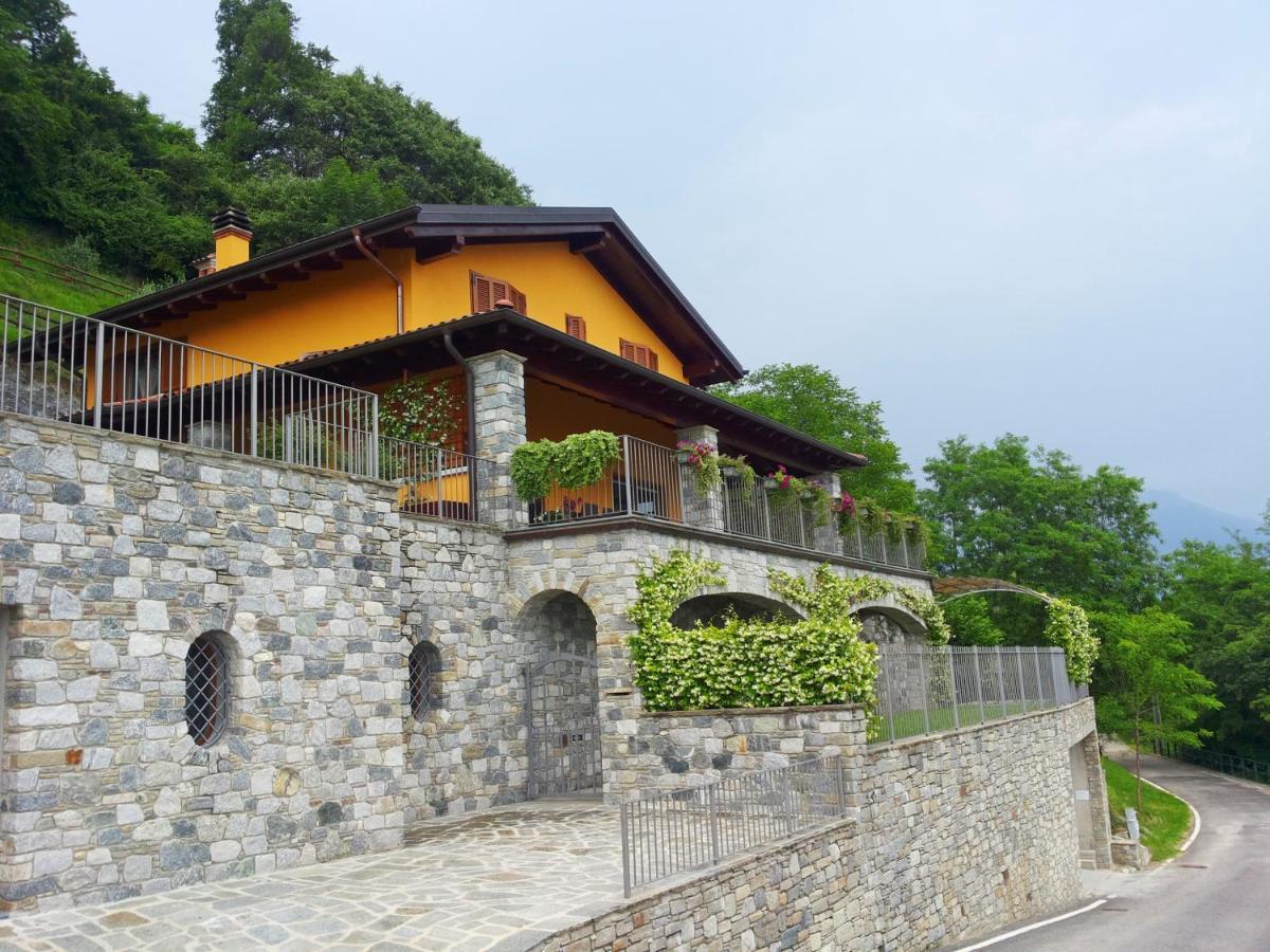 Villa Valuri Vista Magnifica Sul Lago Di Como Appartamento Piano Terra Vercana Exterior photo